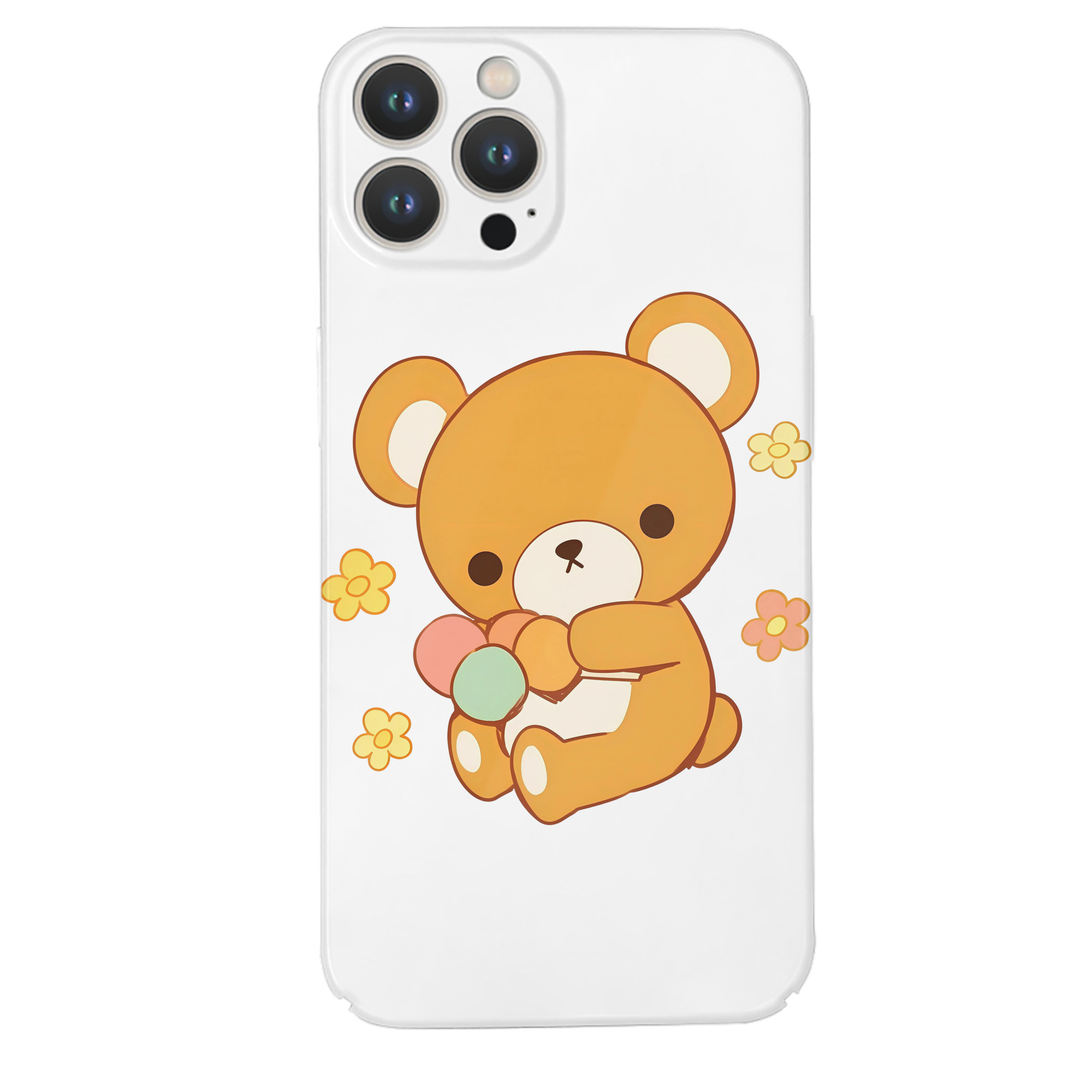 （画像用） リラックマ リラックマ キイロイトリ Rilakkuma Korilakkuma Kiiroitori 【iPhone 14シリーズ対応】ハードケース